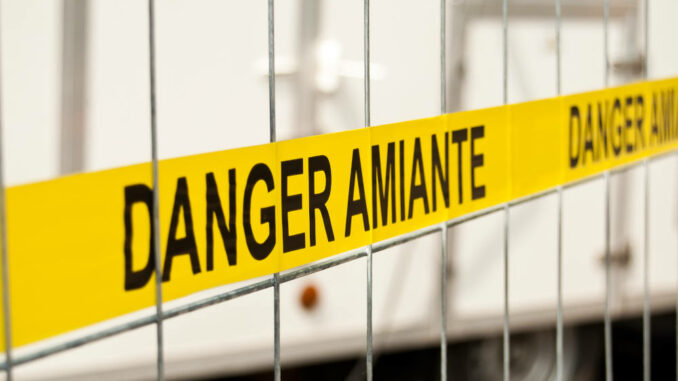 barrière danger amiante