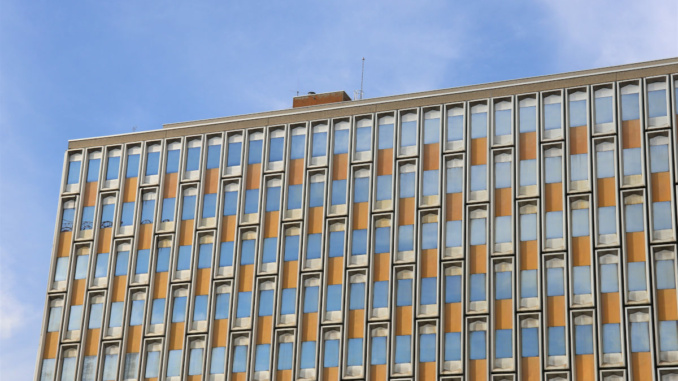 Cité Administrative d'état à Lyon, dans le quartier d'affaire Cité administrative Lyon