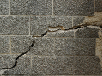 Fissure mur sécheresse