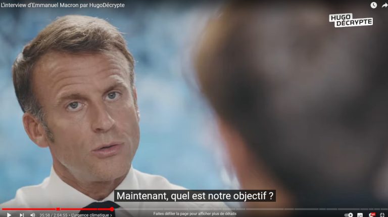 Emmanuel Macron face à Hugo Décrypte